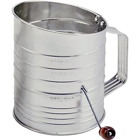 Norpro Hand Crank Sifter, 40 oz, 5 in H, Stainless Steel 137