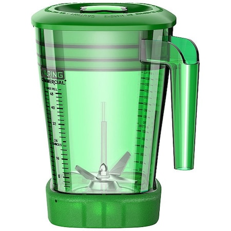Waring Commercial BlenderContainerAssem, Green, Copolyester cac93x-12