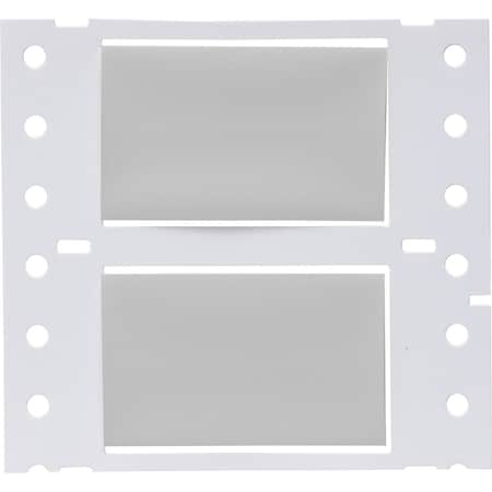 Brady PermaSleeve HX Heat Shrink Double Sided Wire Marking Sleeves, 0.75 in. x 2 in. W, Gray, Roll of 2500 2HX-750-2-GY-J