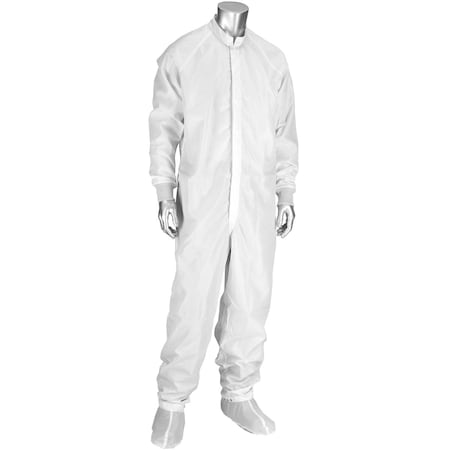 Uniform Technology Altessa Grid ISO 5 (Class 100) Cleanroom Coverall CC1245-74WH-M