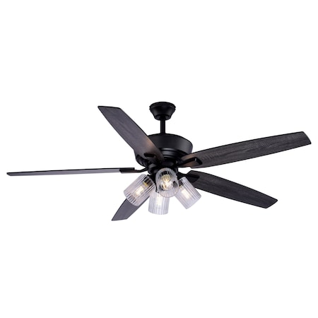 Vaxcel Ceiling Fan, 6 Speeds, 120V, 60 in W F0130