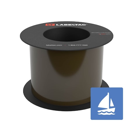 Labeltac Marine Supply 4in x 75ft LT9, Brown LT410MN-C