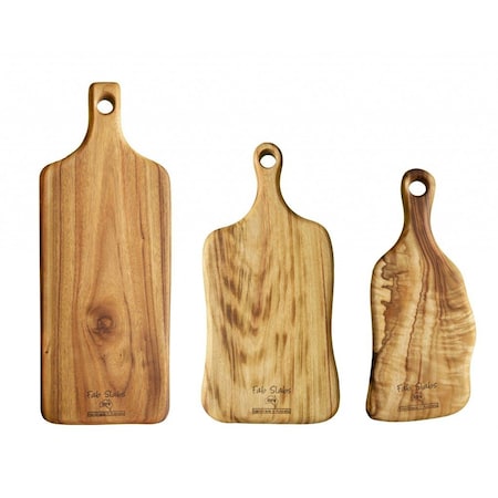 Homeroots Artisan Organic Edge Anti Bacterial Wood Paddle Board 469162