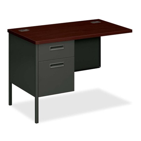 The Hon Co HONP3236LNS Left Pedestal Return 42 in. x 24 in. x 29.5 in. Mahogany CCL HP3236L.N.S