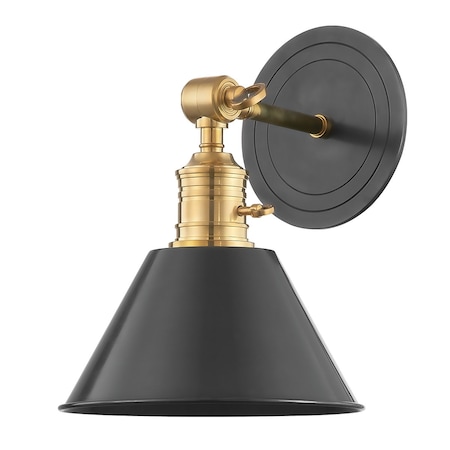 Hudson Valley Lighting Garden City 1 Light Wall Sconce 8 In. Aged Old Bronze 8321-AOB