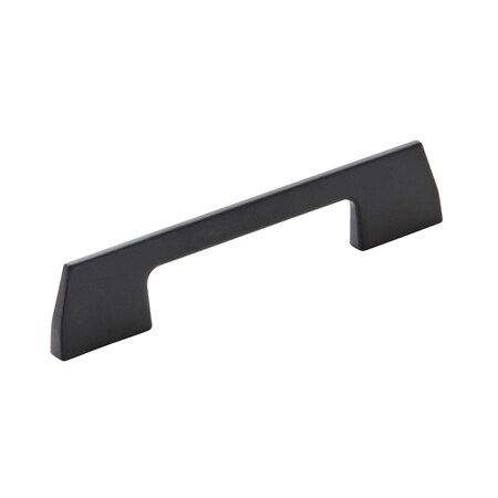 Amerock Angle 3-3/4 inch (96mm) Center-to-Center Matte Black Cabinet Pull, 10PK 10VMP37300MB
