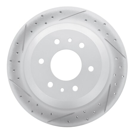 Dynamic Friction Co DFC Geoperformance Rotor - Drilled and Slotted 830-48045L
