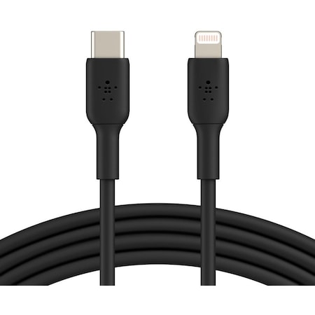 Belkin BOOSTCHARGE USB-C TO LIGHTNING CABLE (1M / 3.3FT, BLACK) CAA003BT1MBK