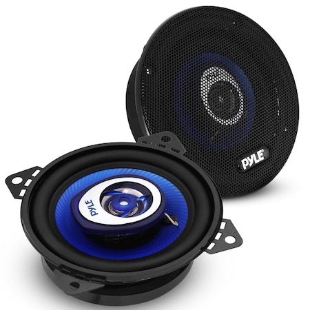 Pyle Pyle6 in x 9 in Car Sound Speaker (Pair) - Upgraded Blue Poly Injection Cone, 400W Power, ASV Coil PL6984BL
