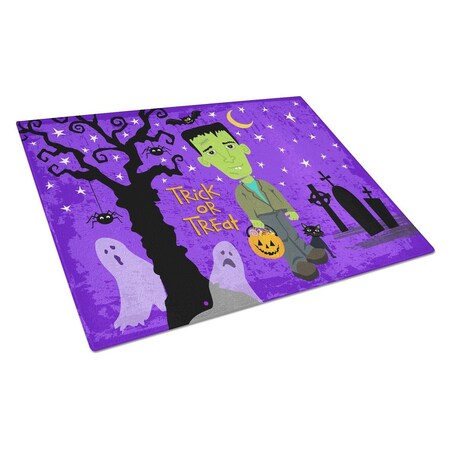 Carolines Treasures Halloween Frankie Frankenstein Glass Cutting Board, Large VHA3021LCB