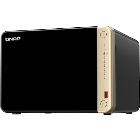 Qnap TS-664 6-BAY HIGH-PERFORMANCE DESKTOP NAS. INTEL 4C/4T PROCESSOR, BURST UP TS-664-8G-US