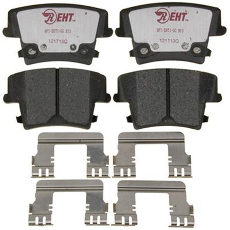 Rm Brakes EHT1057H Ceramic Brake Pad Set With Hardware R53-EHT1057H