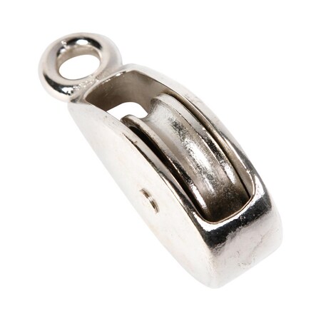 Koch Industries 1.5 in. D Nickel Steel Rigid Eye Single Sheave Rigid Eye Pulley 3171633