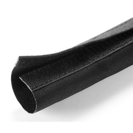 Tuff Weave Tuff Weave Wrap, Heavy Duty Woven Hydraulic Hose Sleeve, 1in ID, 25ft L, Black KKTW-100-BK-25