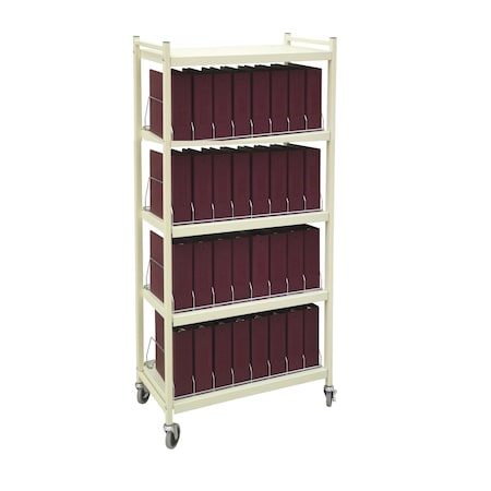 Omnimed Open Style Chart Racks Holds X-Large Binders, 32 Binder Capacity 261228-BG