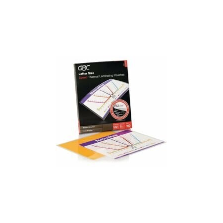 Gbc Fusion EZUse Laminating Pouches - Sheet Size Supported: Letter - Laminating Pouch/Sheet Size:, 100PK 3200716