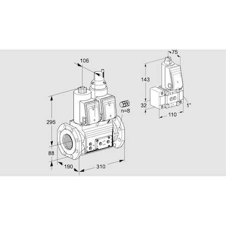 Honeywell Kromschroder VCS780F05NLKR3E/PPPP/PPZ- KS88204045