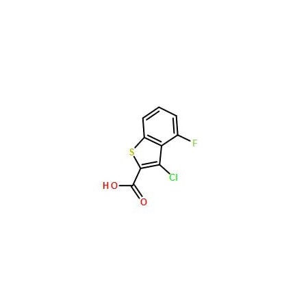 Ak Scientific 3-Chloro-4-fluoro-1-benzothiophene-2-carboxylic acid (100mg), CAS 588676-90-8 6181AE-100mg