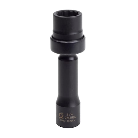 Sunex 1/2 in Drive 3/4 in 12 Pt Driveline Socket 224ZUDL