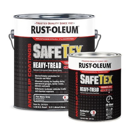 Rust-Oleum Epoxy Coating Kit, Navy Gray, 1 gal 397824