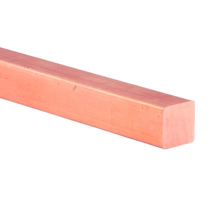 Southern Copper C18150 Chrome Zirconium Copper Square Bar 1.5 in Thickness & Width 144.0 in Length C18150SQ1500-144