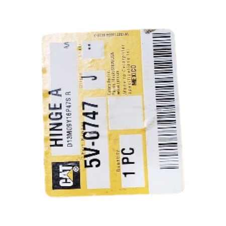 Caterpillar HINGE A, CATERPILLAR OEM 5V0747 5V0747