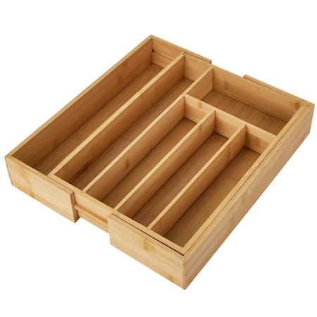 Kitchen Details Bamboo Expandable Cutlery Tray 15242