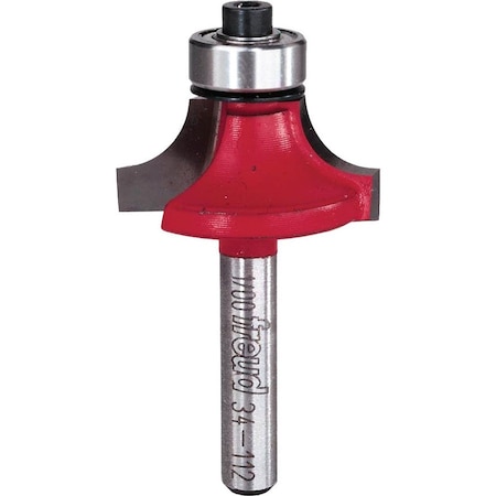 Freud Roundover Router Bit, 1-1/4" Cutting Dia. 34-112