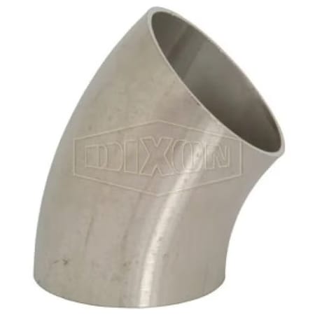 Dixon Weld Elbow, Series: B2WK, Fitting/Connector Type: 45 deg Elbow, 4 in Nominal Size, 0.083 in Thicknes B2WK-G400U