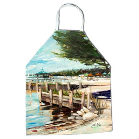 Carolines Treasures At The Pier Sailboats Apron JMK1299APRON