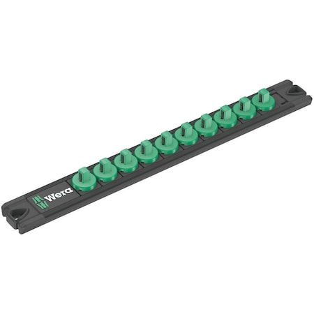 Wera 9600 Magnetic socket rail, 1/4 in, empty, 30 x 270 mm 5136420001