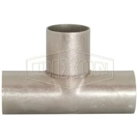 Dixon Weld Tee, Long, Series: B7W, Fitting/Connector Type: Tee, 4 in Nominal Size, 0.083 in Thickness, 316 B7W-R400U
