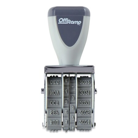Offistamp Traditional Date Stamp, 5 Years, 1" x 0.12" 34516