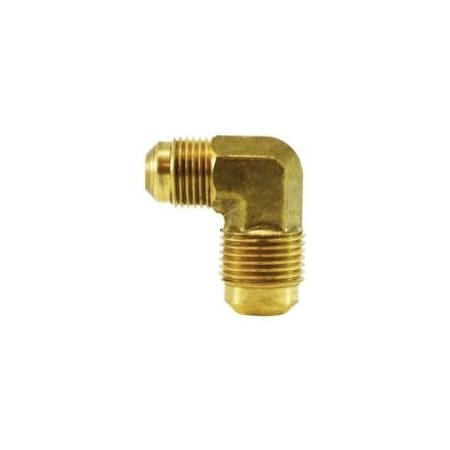 First Fitting & Fastener 3/8 X 1/4 BRASS REDUCING ELBOW SAE 45 DEG FLARE 10416MID
