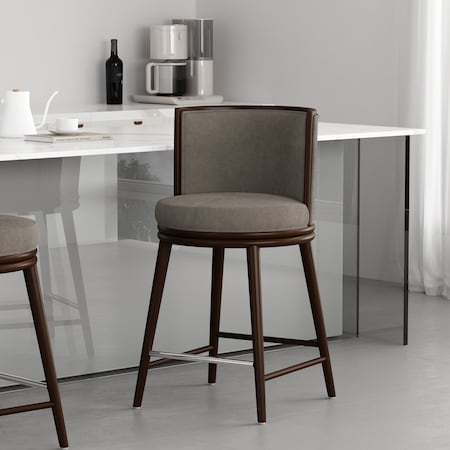 Manhattan Comfort Evalyn Counter Stool  in Dove CS021-DO