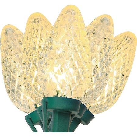 Hometown Holidays Light Set, Christmas, 120 V, 4.8 W, 60-Lamp, LED Lamp, Warm White Lamp, 14.96 ft L U15E265F