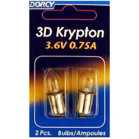 Dorcy 411661 3D Krypton Bulb, 2PK 766376