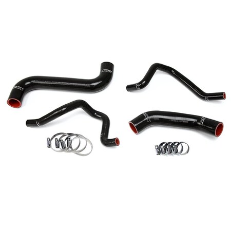 Hps Performance High Temp Reinforced Silicone Radiator and Heater Coolant Hose Kit, Black,  57-1733-BLK