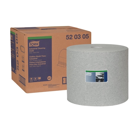 Tork Dry Wipe, Gray, 1,050 Sheets, 1161ft L Roll 520305