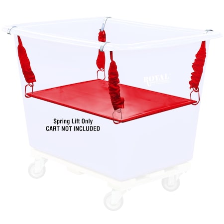 Royal Basket Trucks Cube Truck Spring Lift Kit, Red G16-RRX-PSN