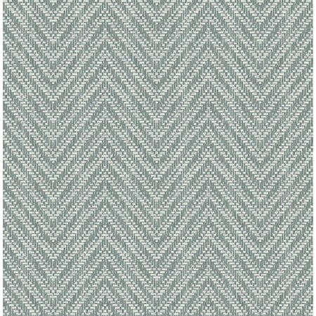 A-Street Prints Glynn Denim Chevron Wallpaper 4122-27044