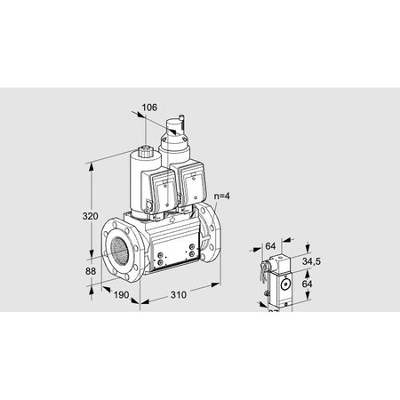 Honeywell Kromschroder VCS7T80A05NLKGRB/3-P4/PPPP KS88203960
