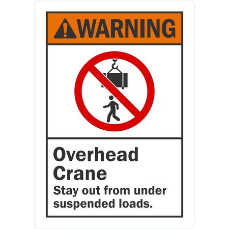 Lyle Overhead Crane Suspended Loads, 3.5x5, Non-Reflective, White G-14629-ND_3.5x5