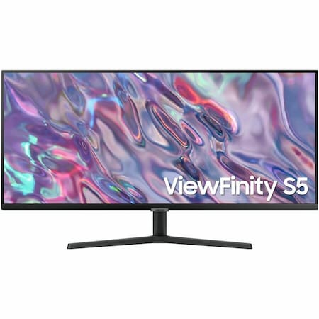 Samsung ViewFinity S5 S34C504GAN 34" Class UW-QHD LED Monitor - 21:9 - Black S34C504GAN