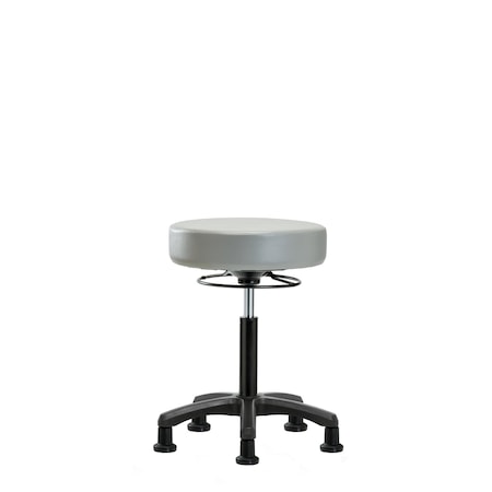 Blue Ridge Ergonomics Med Bench Mini-Stool, Vinyl, Glides, Dov BR-VMBMS-RG-RG-8567