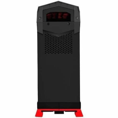 Silverstone Black with Red ATX Tower Case with 90 deg Plus Window RVX01BR-W