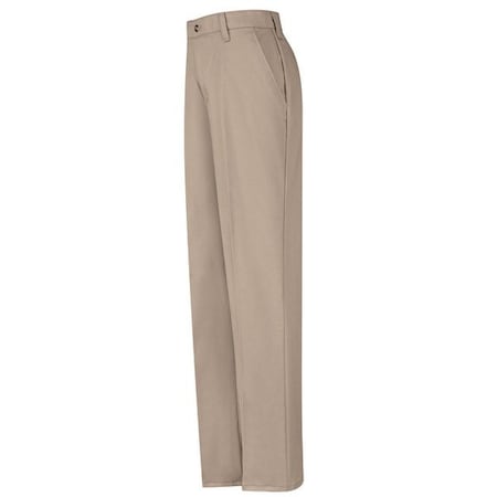 Red Kap WMNS PLAIN FRONT CTN CASUAL PANT-KH PC45KH 20 34U