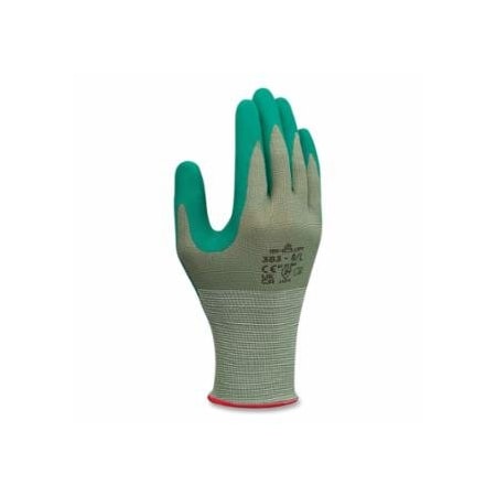 Showa 383 Biodegradable Working Glove, Small, Green, 12PK 845-383S-06