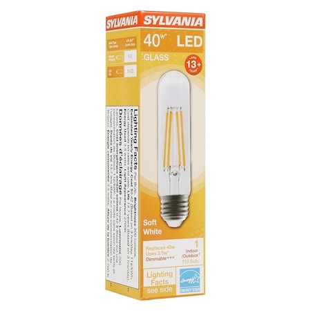 Sylvania BULB LED T10 SFT WHITE CLR 40W 42054