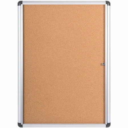 Mastervision Enclosed Cork Bulletin Board 31-7/64"H VT630101690